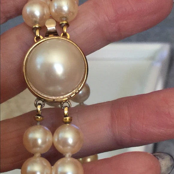 Vintage double strand pearl choker - Picture 3 of 5